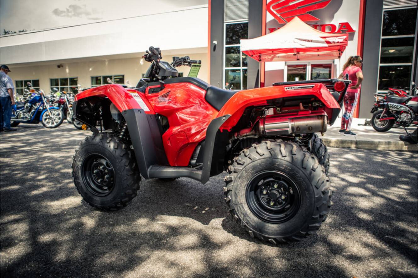 A photo of this 2026 Honda® FourTrax Rancher 4x4 Automatic DCT IRS EPS