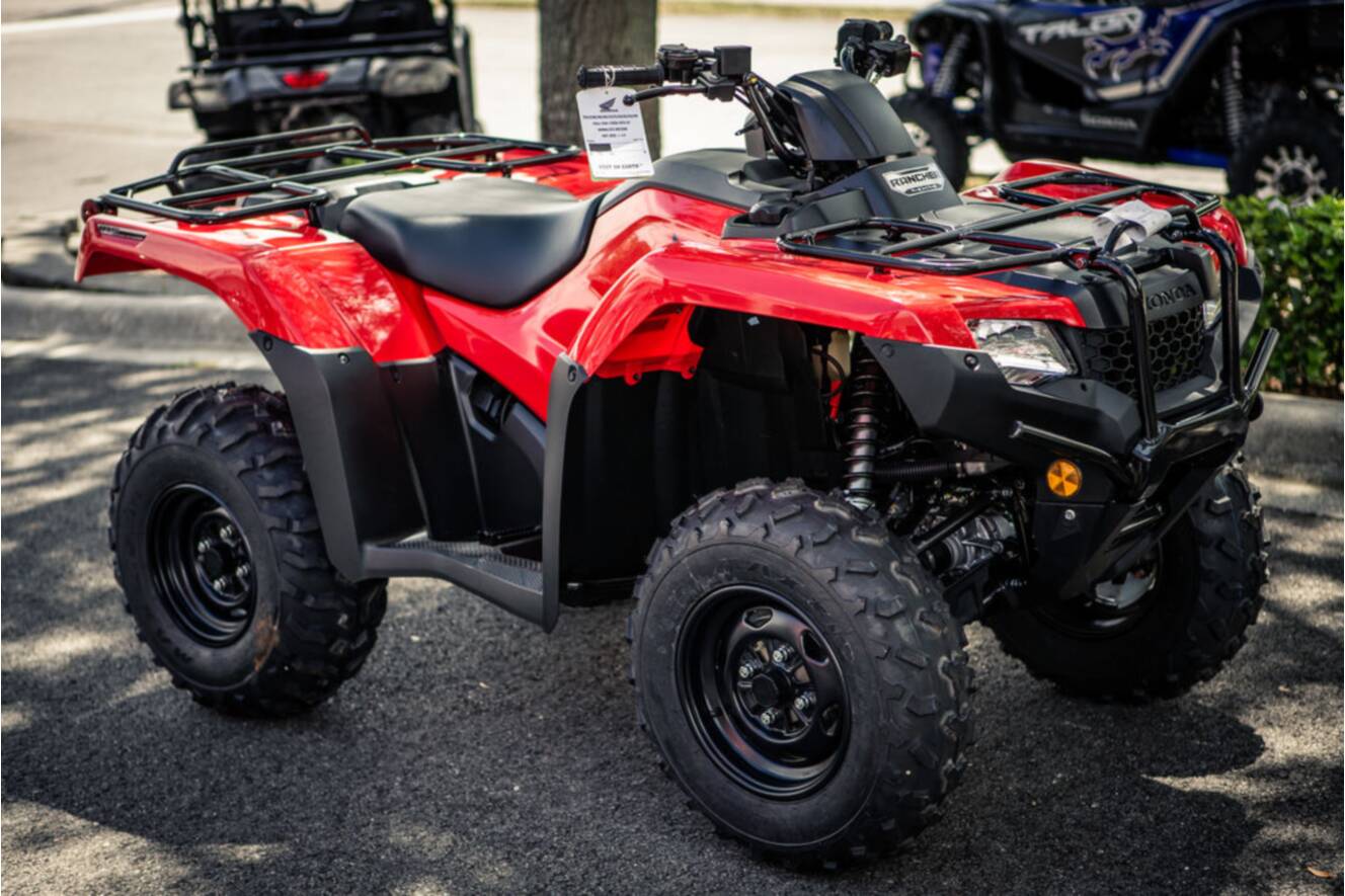A photo of this 2026 Honda® FourTrax Rancher 4x4 Automatic DCT IRS EPS