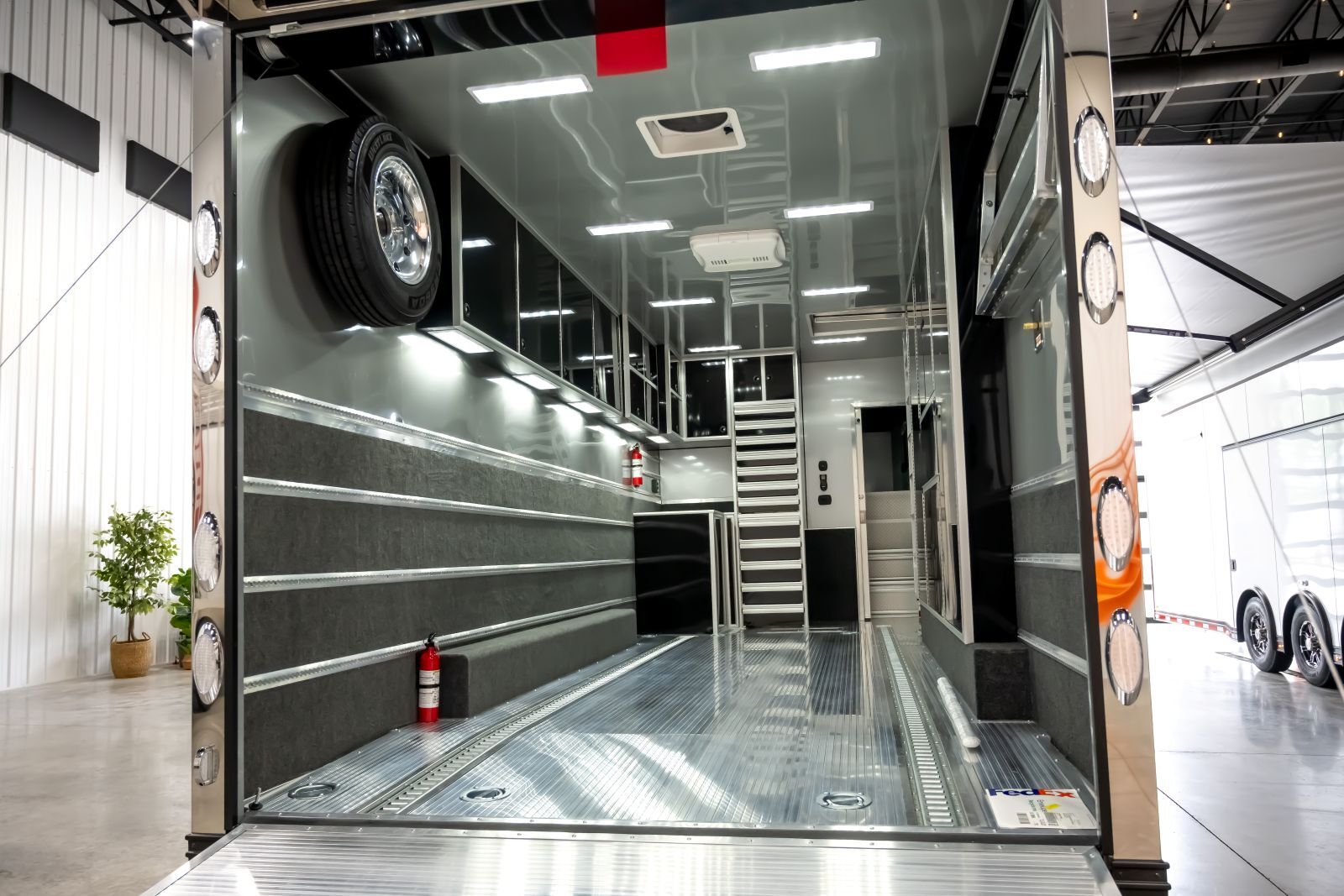 2025 Intech Trailers 36' Custom Gooseneck Bathroom Race Trailer in keller TX