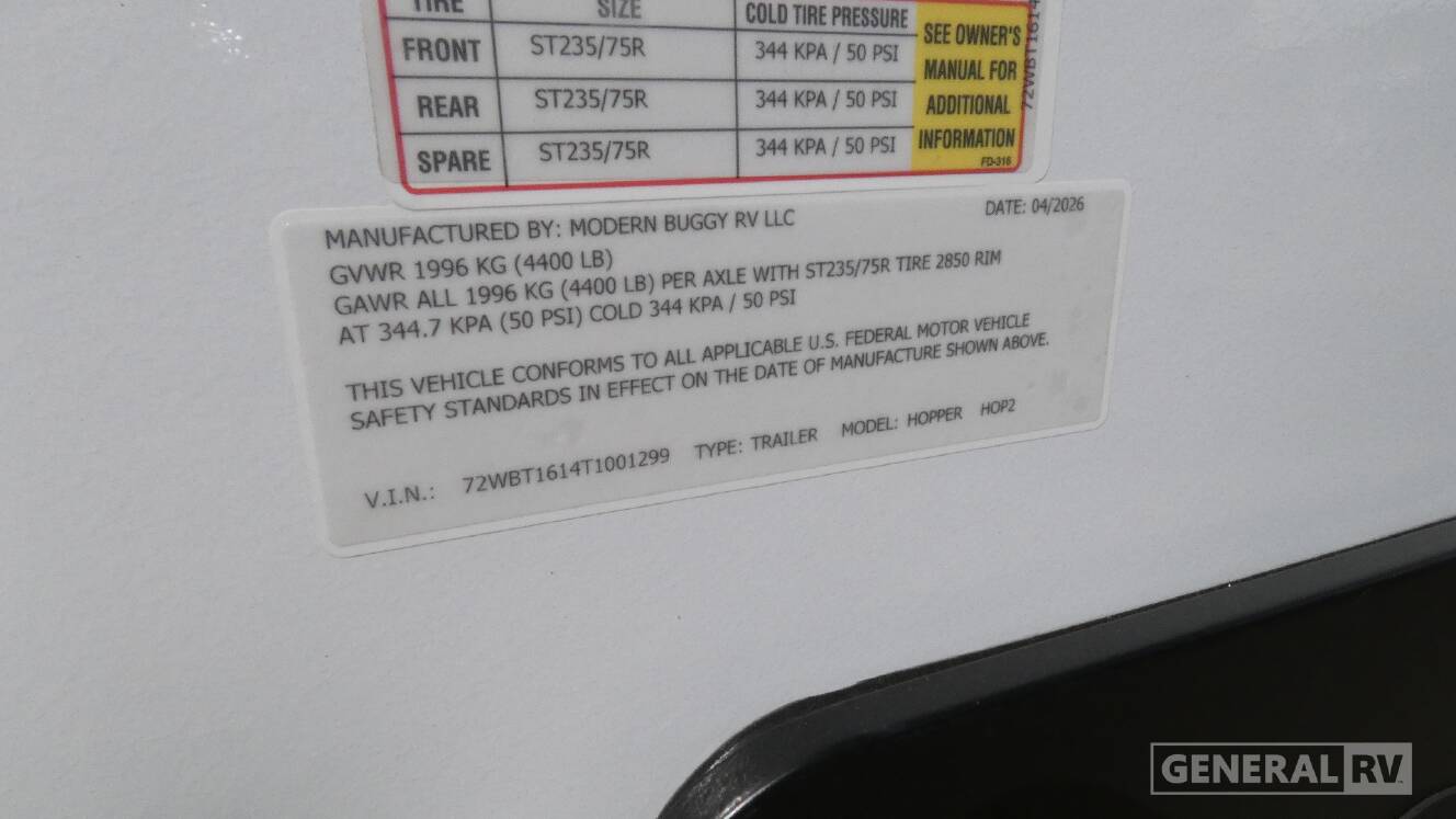 A photo of this 2026 Modern Buggy HOPPER HOP2