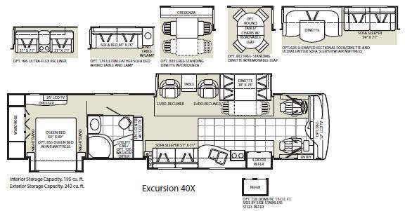 2009 Fleetwood Rv Excursion 40X in tea SD