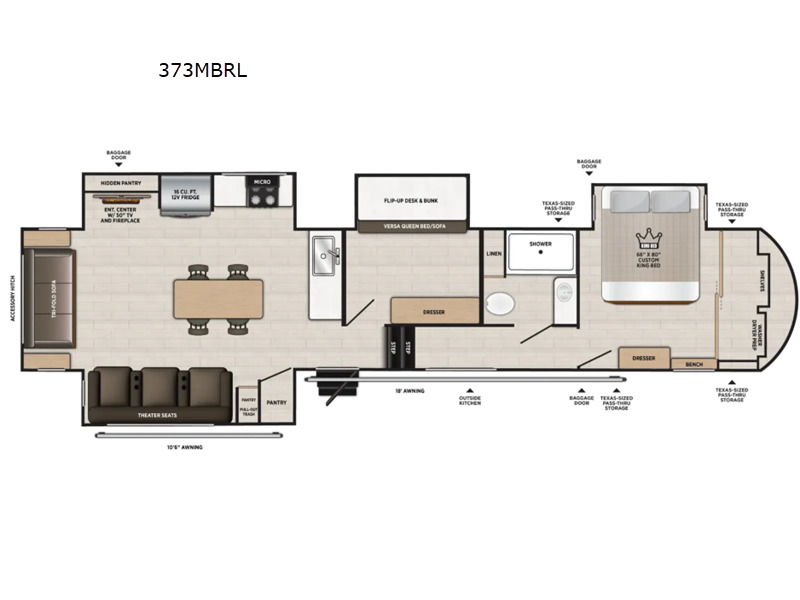 2027 Forest River Rv Salem Hemisphere 373MBRL in amarillo TX
