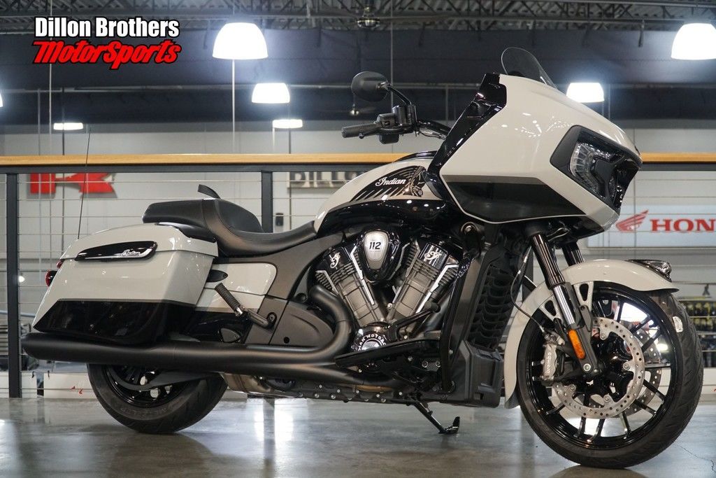 2026 Indian Motorcycle® Challenger® Dark Horse® 112 w/PowerBand Audio Chalk w DARK HORSE in Omaha, NE