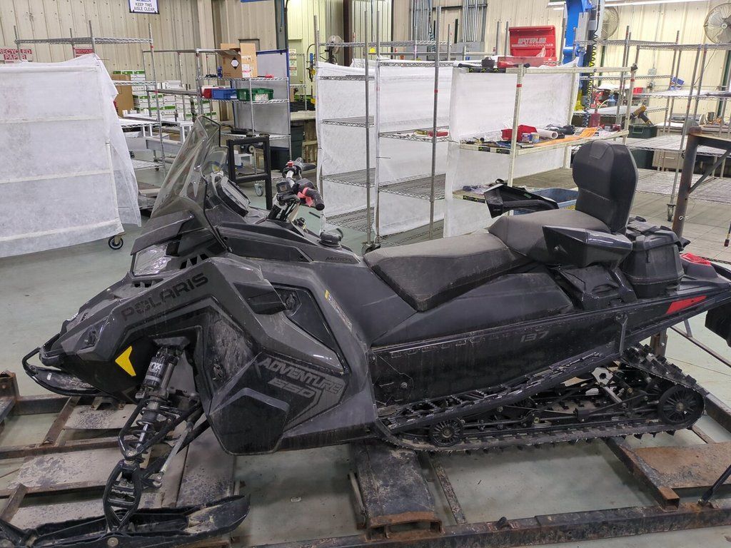 2025 Polaris® 650 Indy Adventure 137 Shadow Gray / Gloss Black 650 137 in ann arbor MI