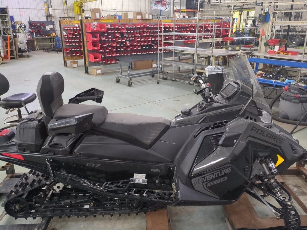 2025 Polaris® 650 Indy Adventure 137 Shadow Gray / Gloss Black 650 137 in ann arbor MI