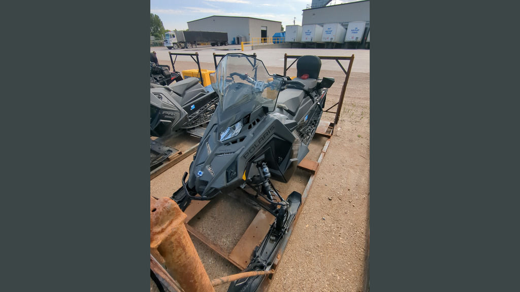 2025 Polaris® 650 Indy Adventure 137 Shadow Gray / Gloss Black 650 137 in ann arbor MI