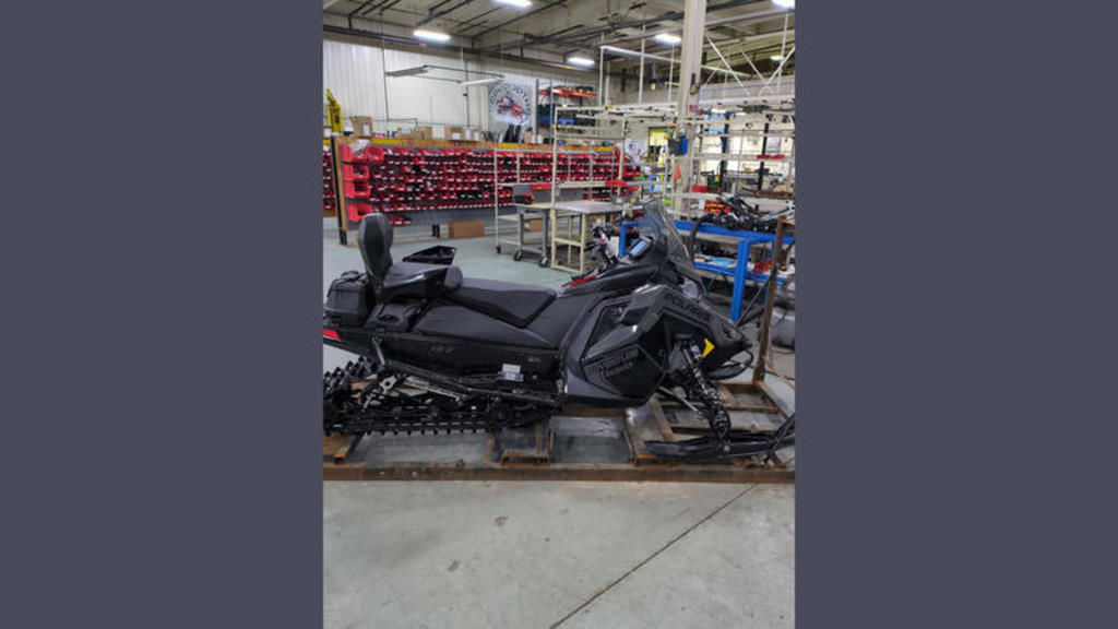 2025 Polaris® 650 Indy Adventure 137 Shadow Gray / Gloss Black 650 137 in ann arbor MI