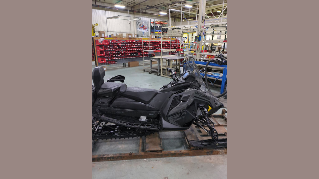 2025 Polaris® 650 Indy Adventure 137 Shadow Gray / Gloss Black 650 137 in ann arbor MI