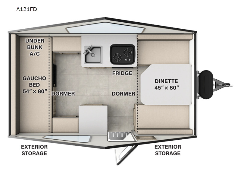 2026 Forest River Rv Rockwood Hardside Series A121FD in albertville MN