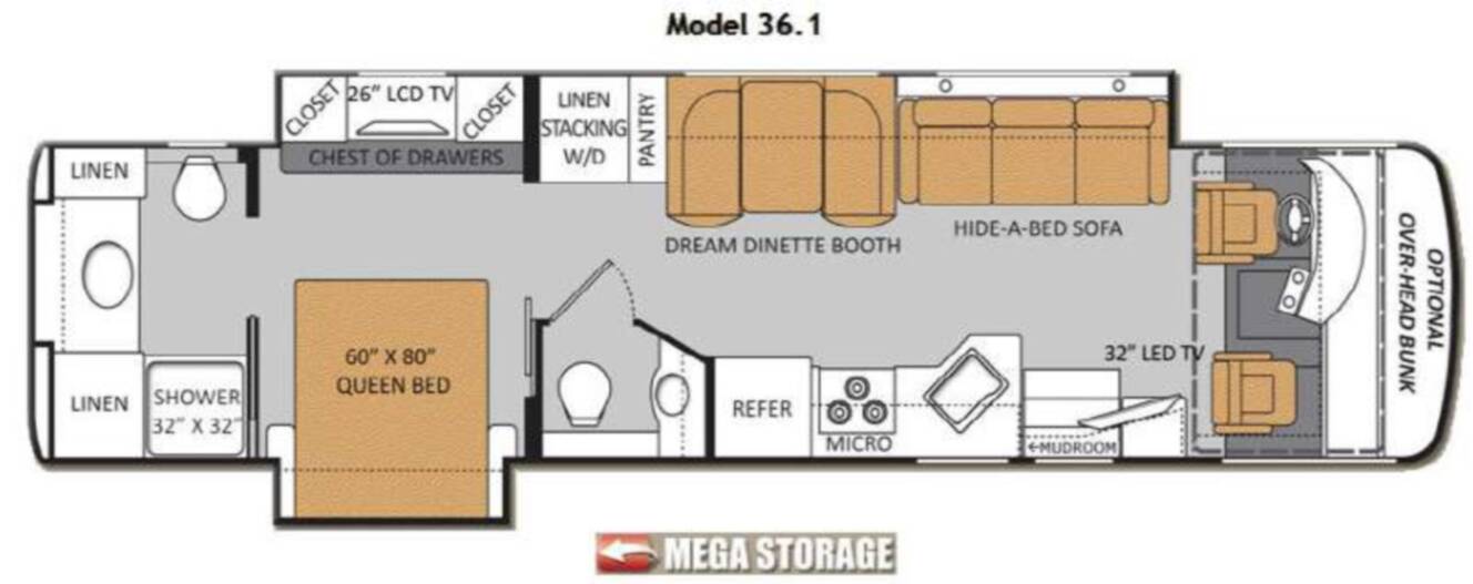 A photo of this 2013 Thor Motor Coach Palazzo 36.1