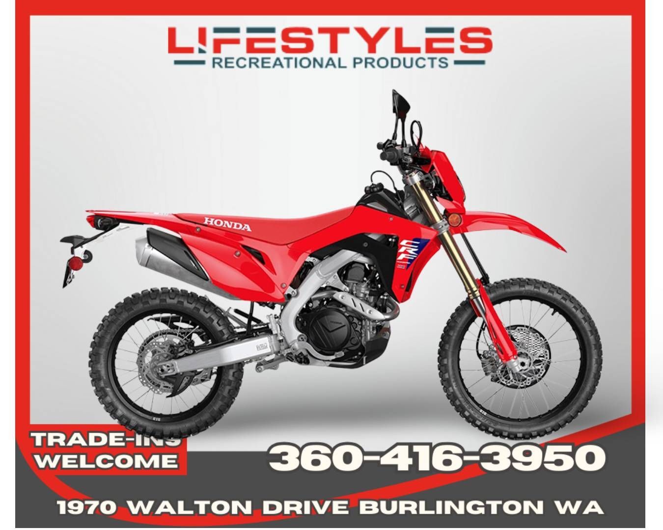 2026 Honda CRF450RL 450RL in Burlington, WA