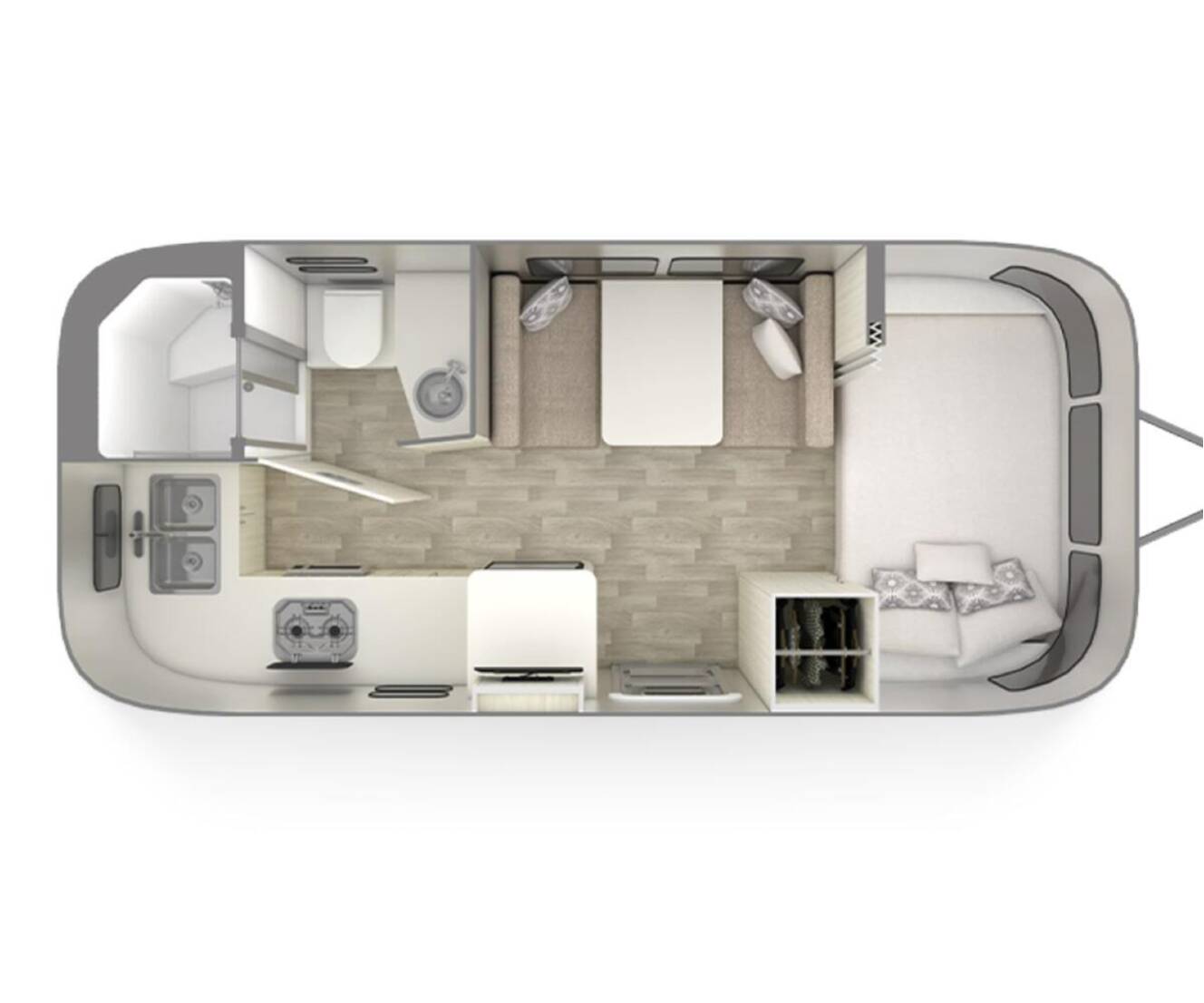 A photo of this 2026 Airstream Bambi 20FB