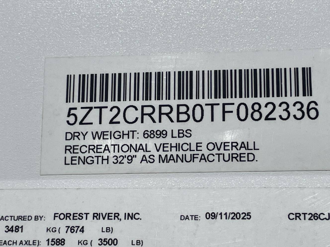 A photo of this 2026 Forest River CAMPSITE RESERVE 26CJ