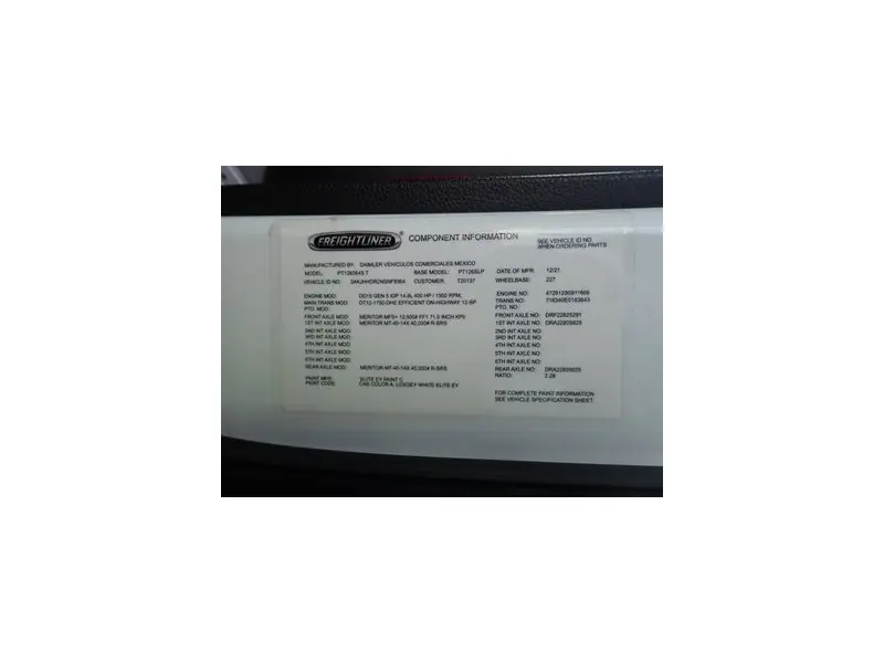 2022 FREIGHTLINER CASCADIA 126