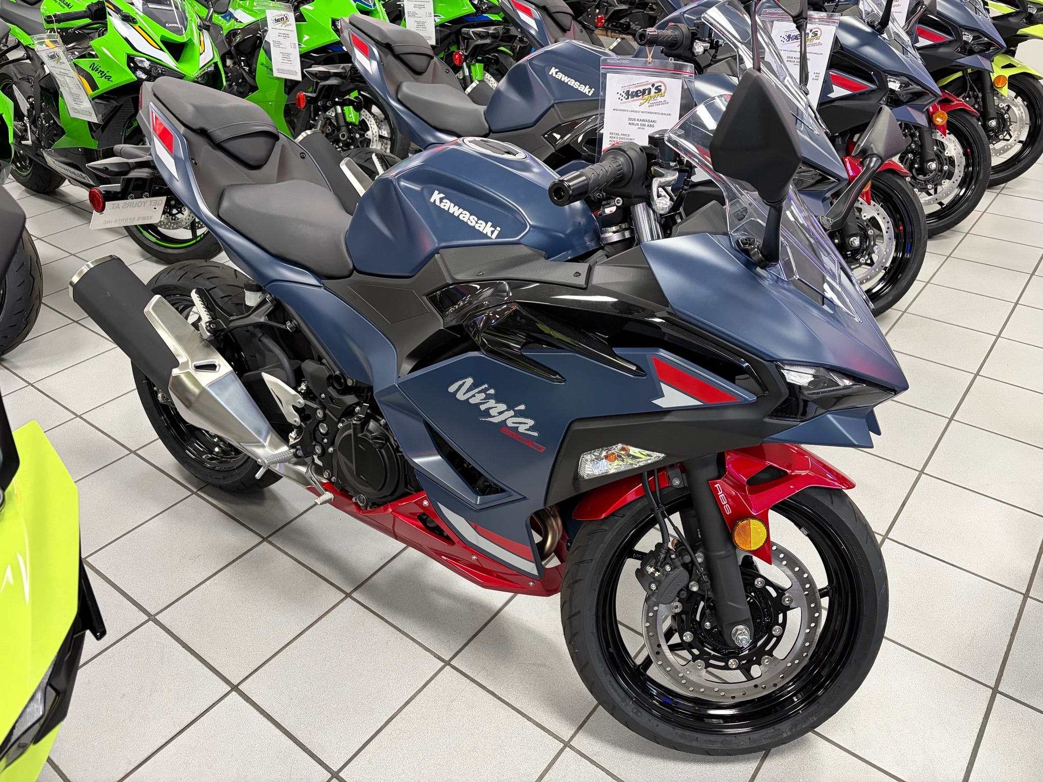 2026 Kawasaki Ninja® 500 ABS ABS in Kaukauna, WI