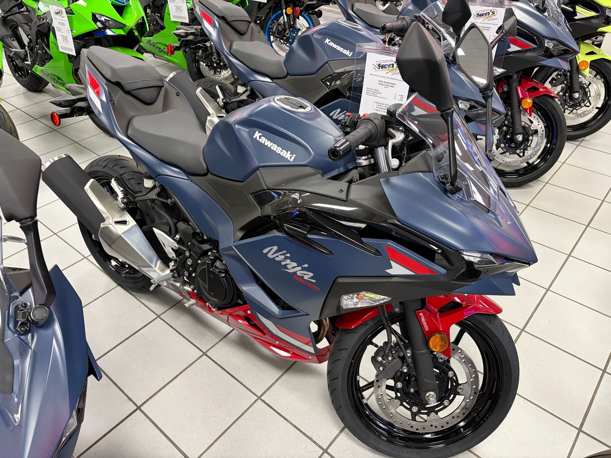 2026 Kawasaki Ninja® 500 ABS ABS in Kaukauna, WI