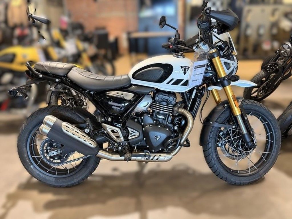 2026 Triumph Scrambler 400 XC Vanilla White 400 XC in Romney, WV