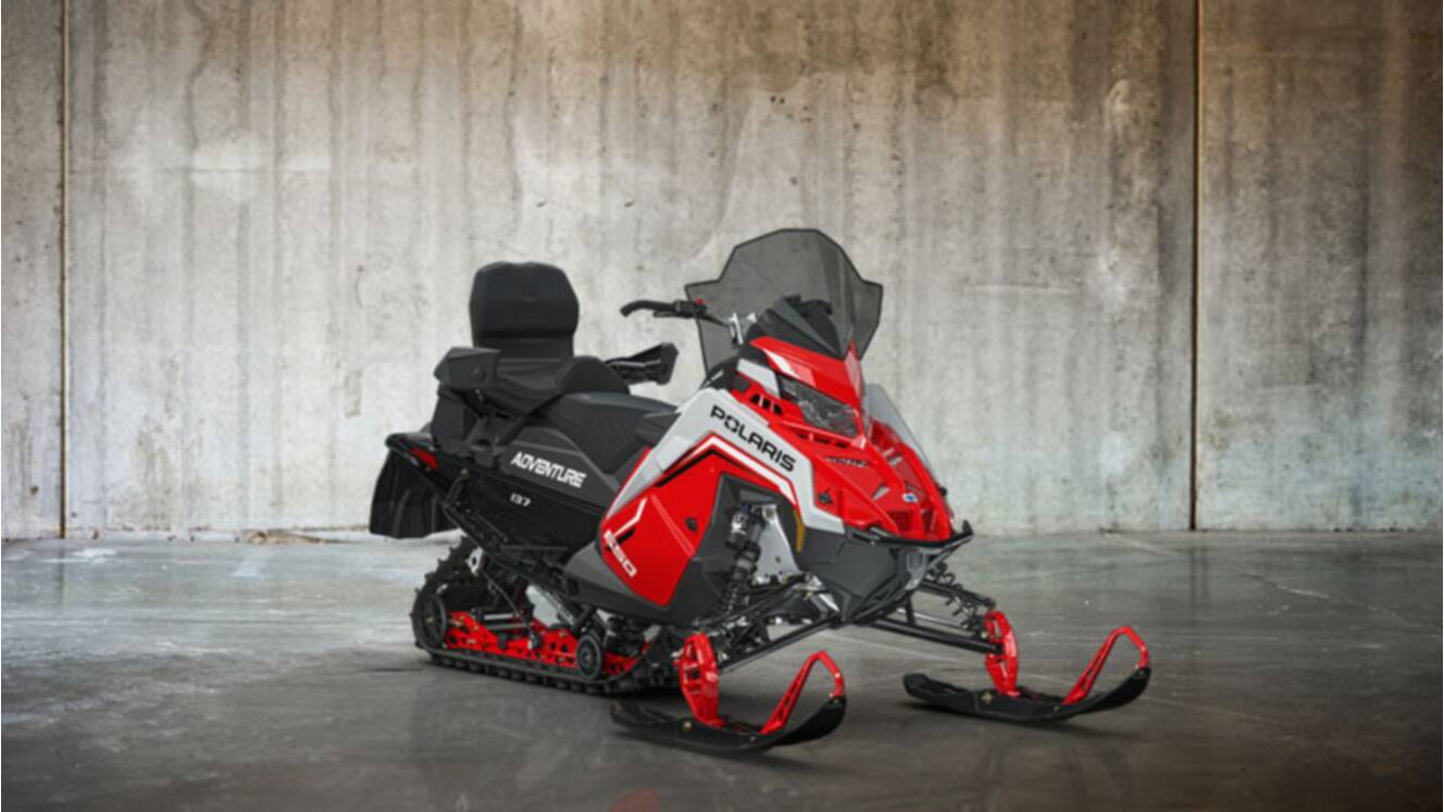 A photo of this 2027 Polaris 650 INDY Adventure 137 Indy Red 1.25 IR ES