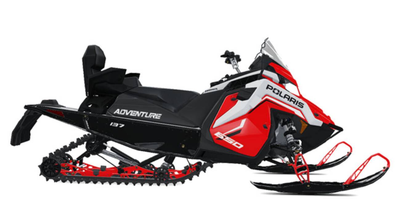 A photo of this 2027 Polaris 650 INDY Adventure 137 Indy Red 1.25 IR ES