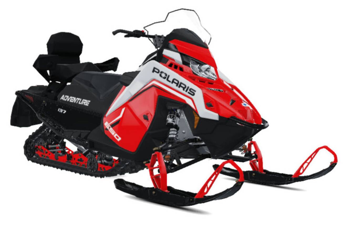 A photo of this 2027 Polaris 650 INDY Adventure 137 Indy Red 1.25 IR ES