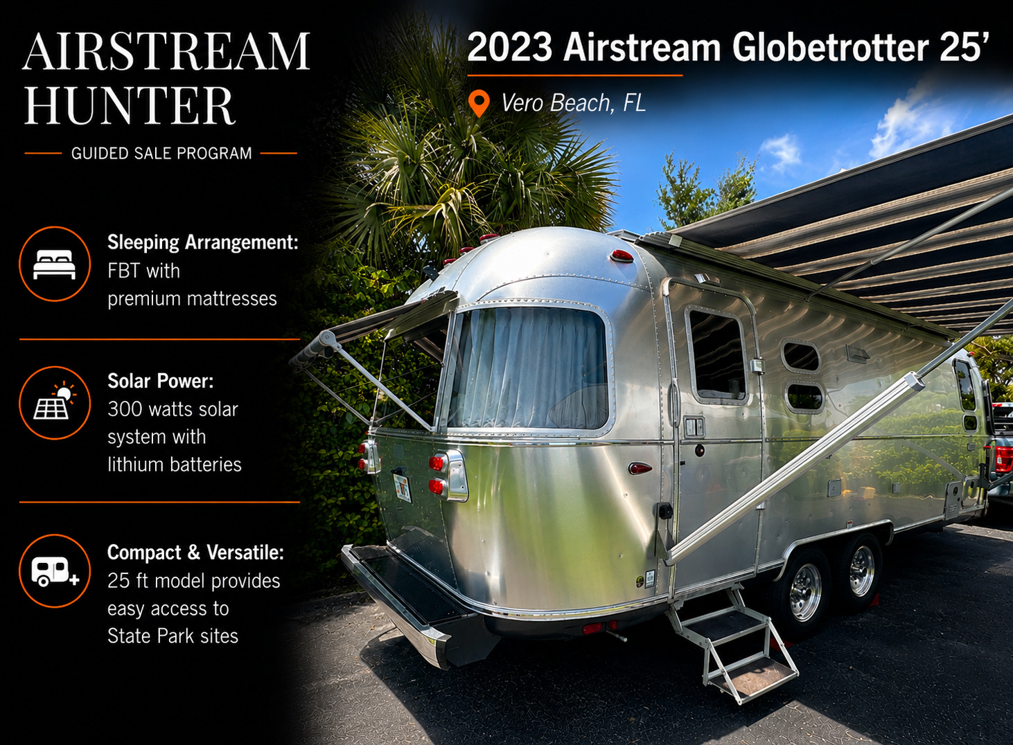 2023 Airstream GLOBETROTTER 25FB TWIN in vero beach FL