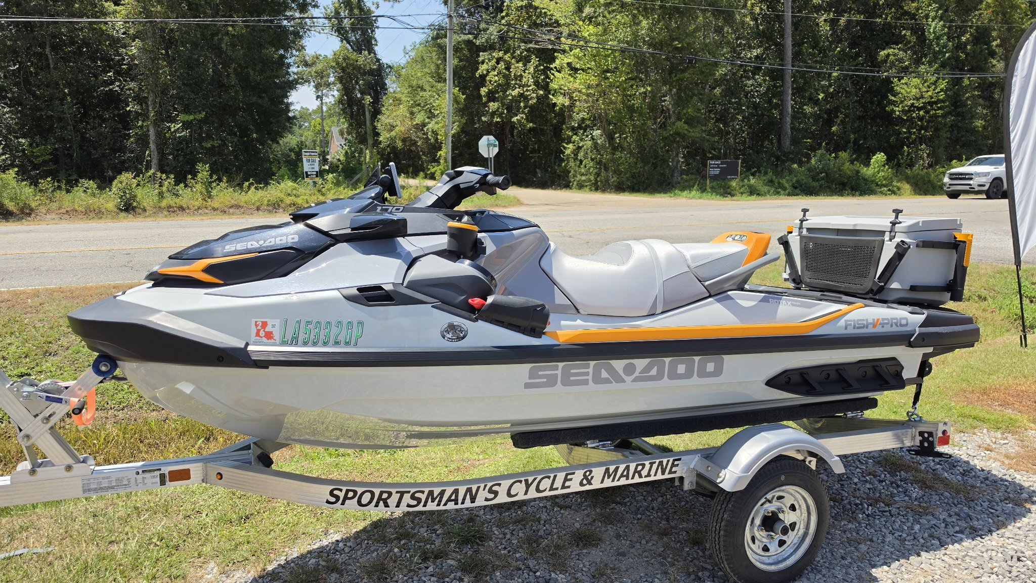 2023 Sea-Doo FishPro Trophy 170 + iDF iBR Tech Package Three Seater jet ski