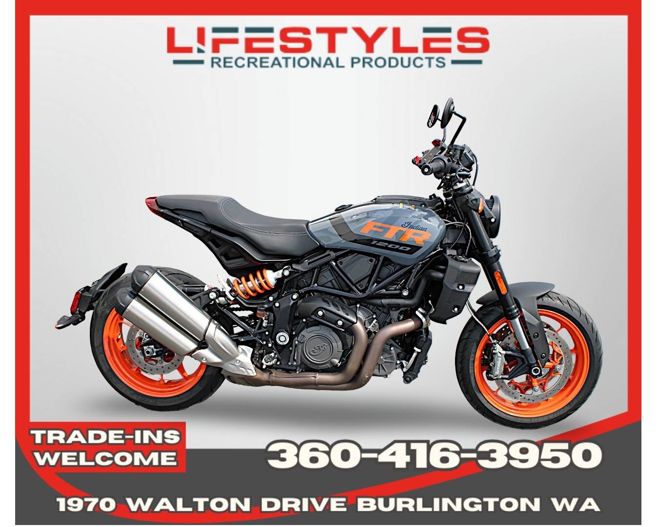 2023 Indian Motorcycle FTR in Burlington, WA