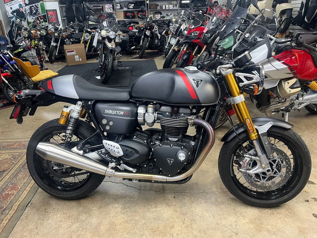 2020 Triumph Thruxton RS - Showcase Matte Storm Grey/Matte Silver Ic RS in Cleveland, OH