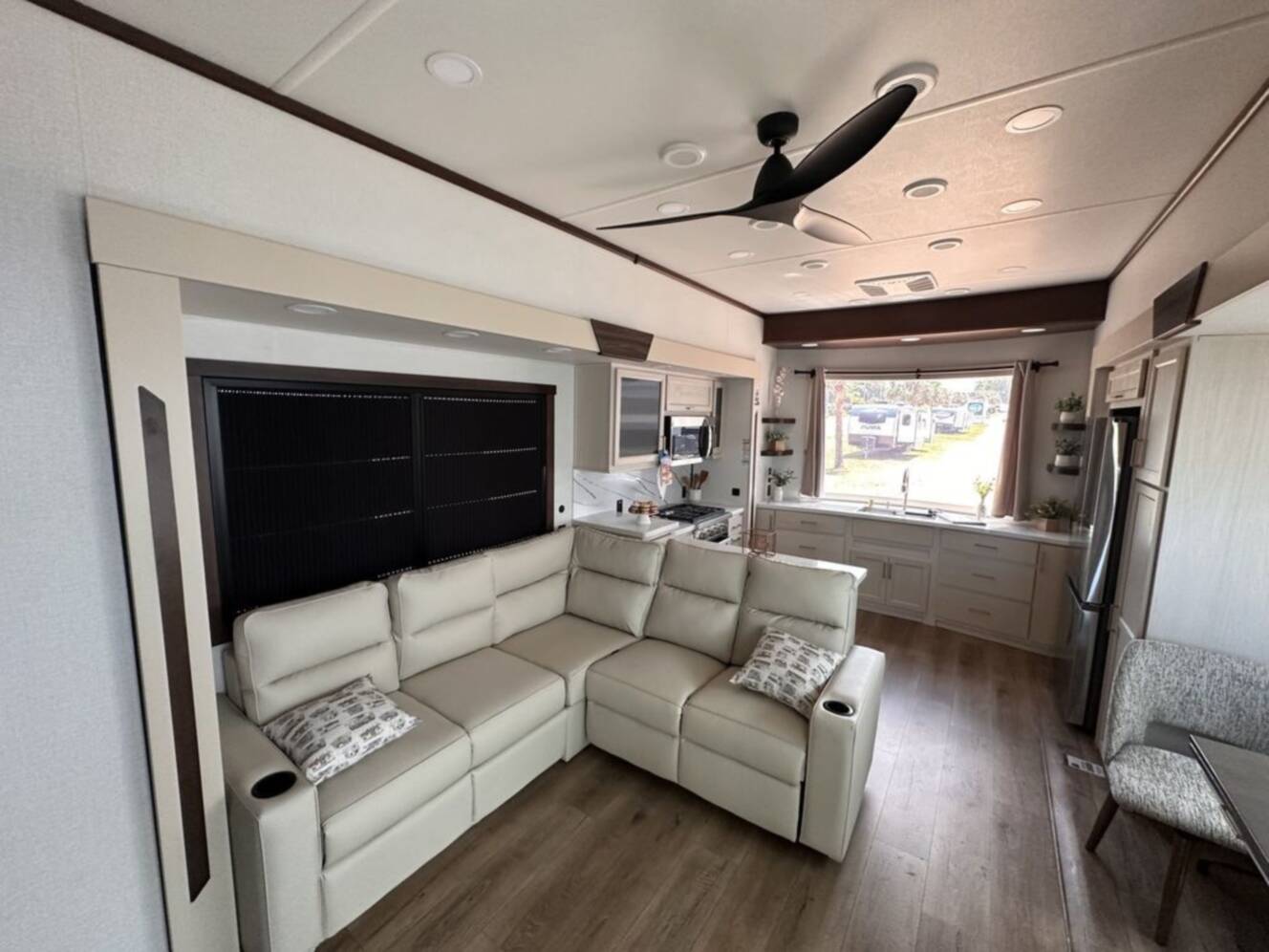 A photo of this 2026 Forest River Cedar Creek Cedar Cottage Destination 40CMK