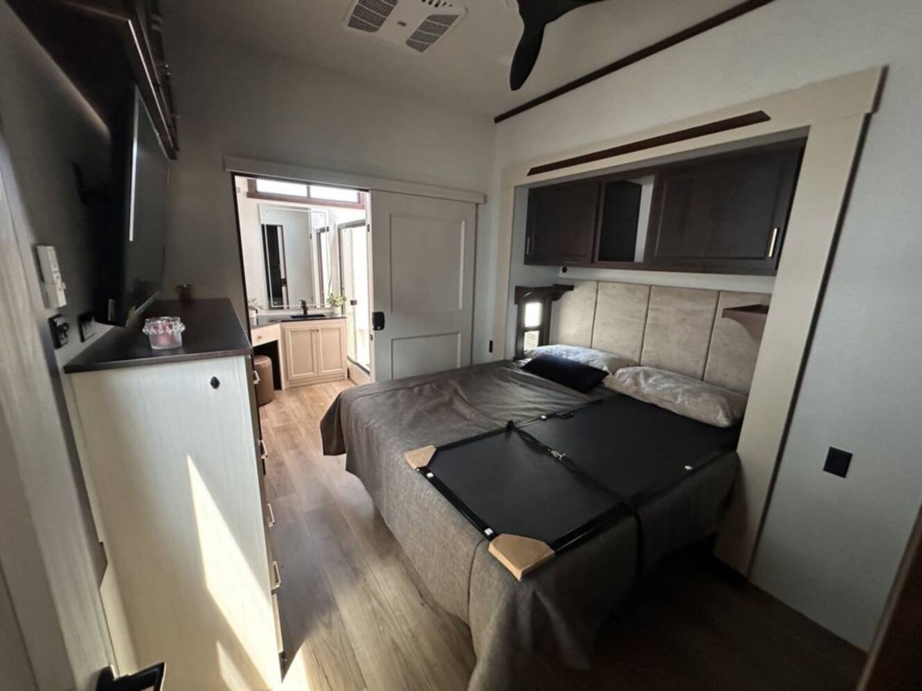 A photo of this 2026 Forest River Cedar Creek Cedar Cottage Destination 40CMK