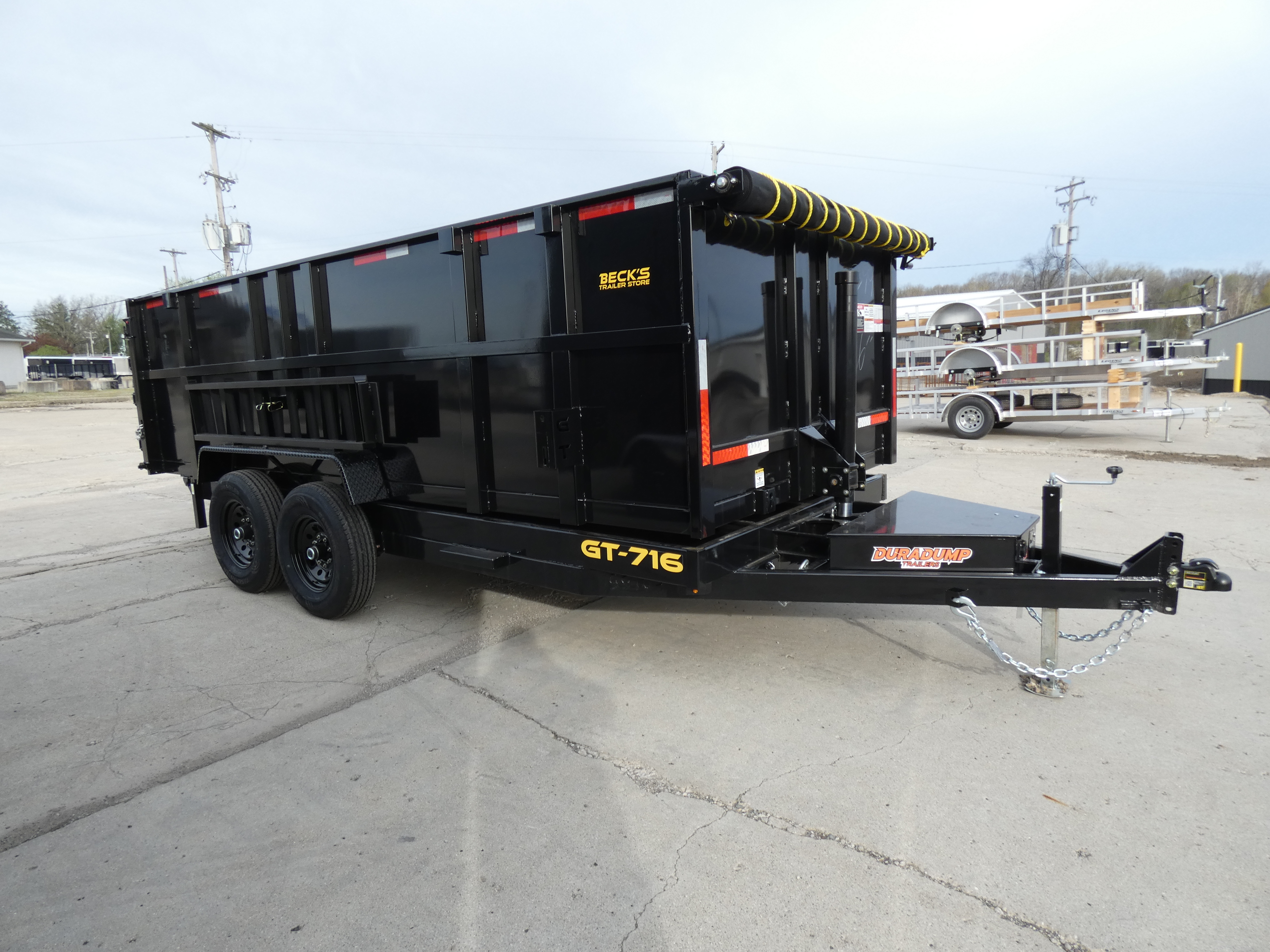 2026 DuraDump 7' x 16' Dump Trailer For Sale - 48" Sides - Flexible P in Saint Johns, MI