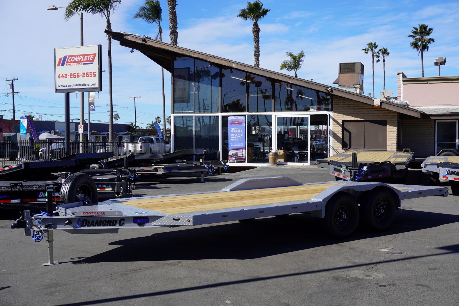 2026 Diamond C GTF 102x18' WIDEBODY BAJA UTV OFFROAD TRUCK TRAILER in oceanside CA