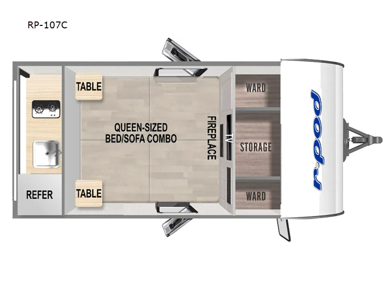 2024 Forest River Rv R Pod 107C RP-107C in coldwater MI