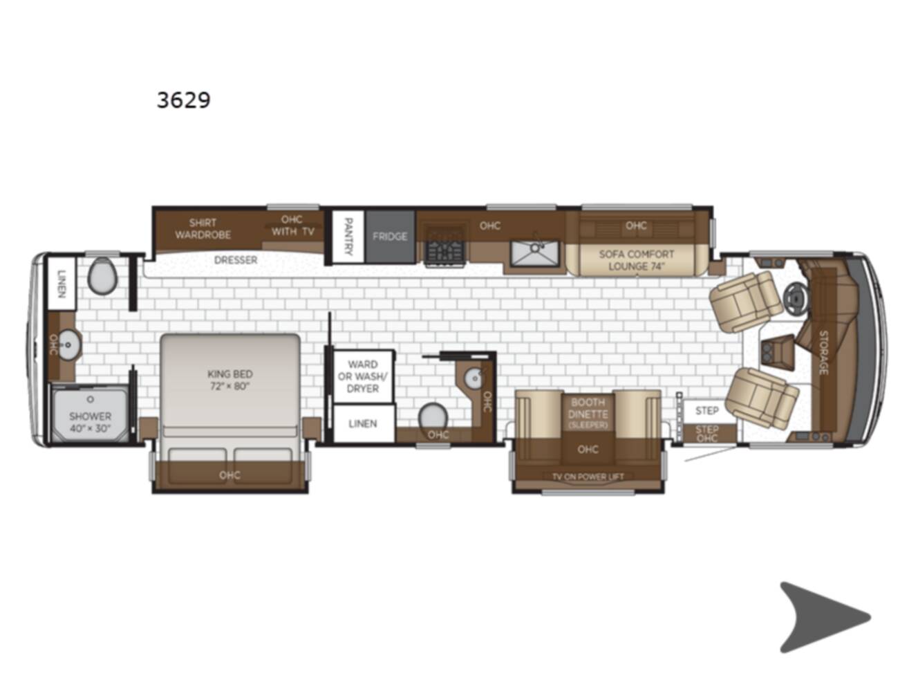 A photo of this 2026 Newmar Bay Star 3629