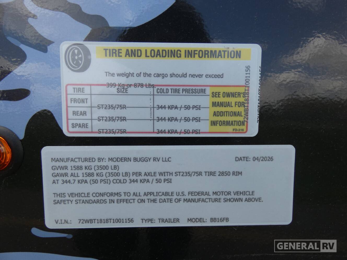 A photo of this 2026 Modern Buggy BIG BUGGY BB16