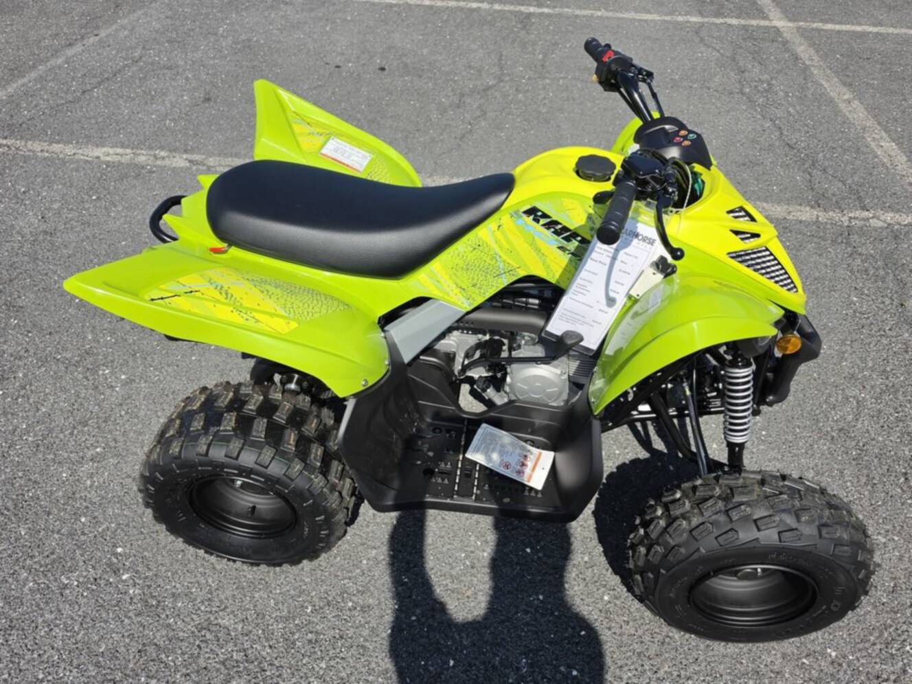 A photo of this 2026 Yamaha Raptor 110