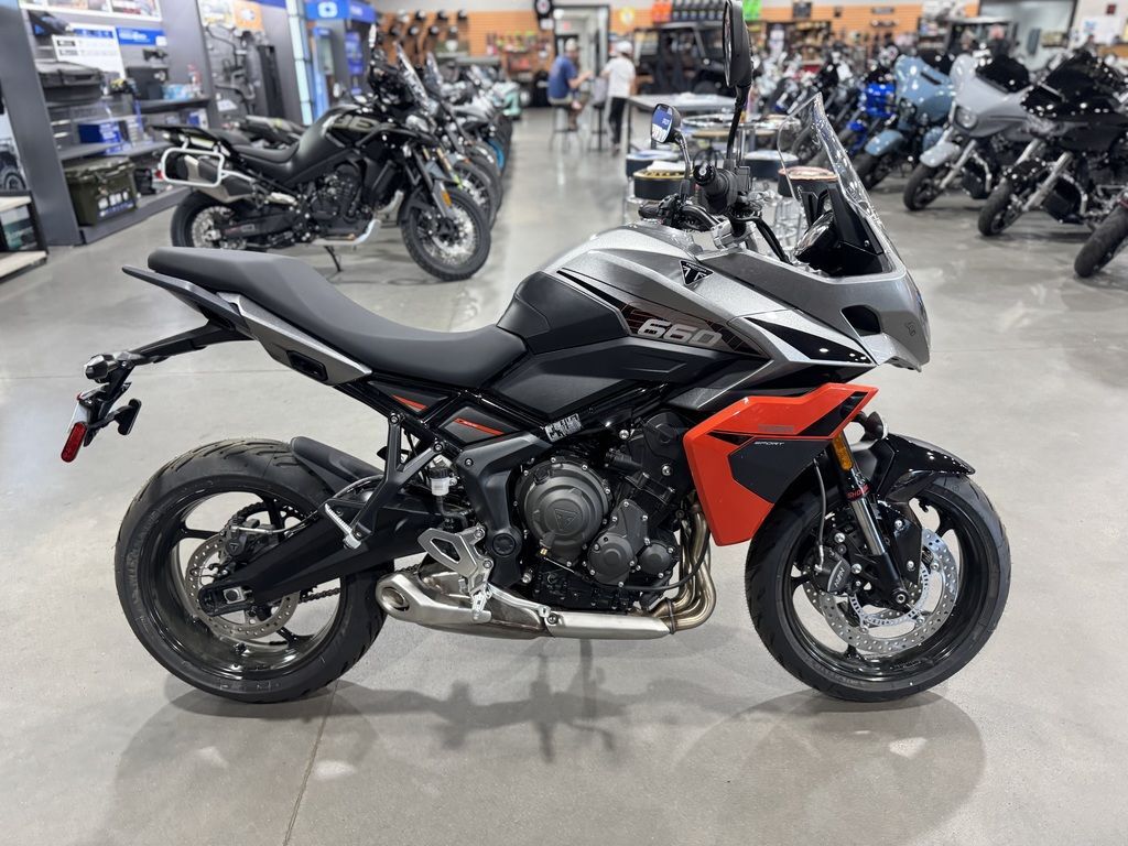 2026 Triumph Tiger Sport 660 Silver ice / Intense orange in Fayetteville, NC