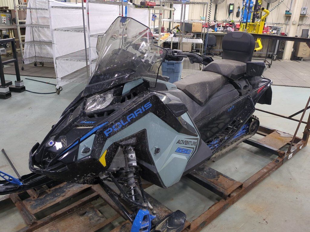 2026 Polaris® 650 INDY Adventure 137 Hemlock Blue / Black / Velocity  650 137 in ann arbor MI