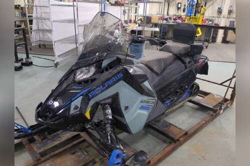 2026 Polaris® 650 INDY Adventure 137 Hemlock Blue / Black / Velocity 650 137 in ann arbor MI