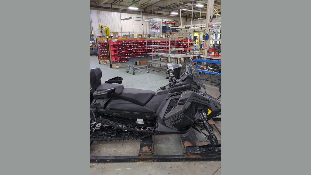 2025 Polaris® 650 Indy Adventure 137 Shadow Gray / Gloss Black 650 137 in ann arbor MI