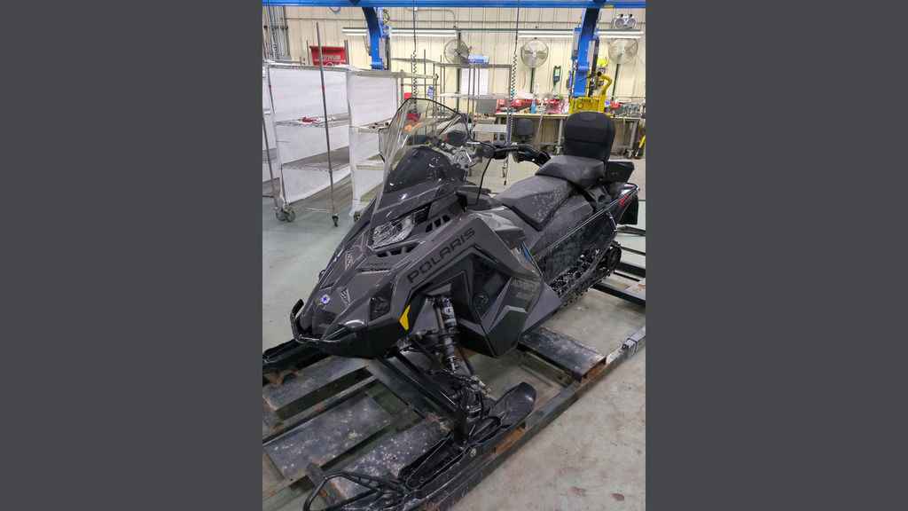 2025 Polaris® 650 Indy Adventure 137 Shadow Gray / Gloss Black 650 137 in ann arbor MI