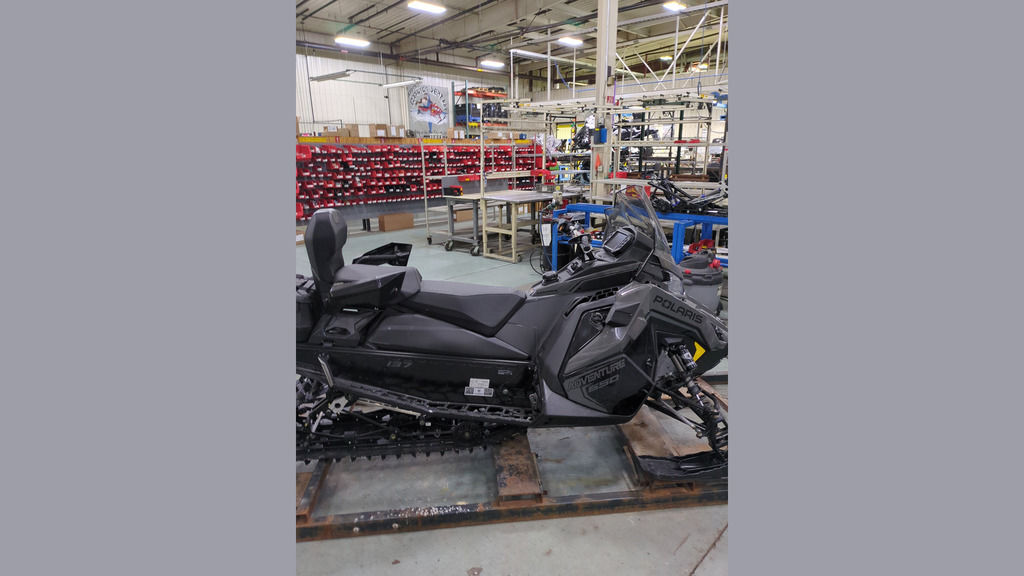 2025 Polaris® 650 Indy Adventure 137 Shadow Gray / Gloss Black 650 137 in ann arbor MI