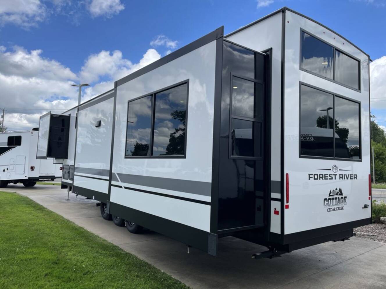 A photo of this 2027 Forest River Rv Cedar Creek Cottage 412FWC