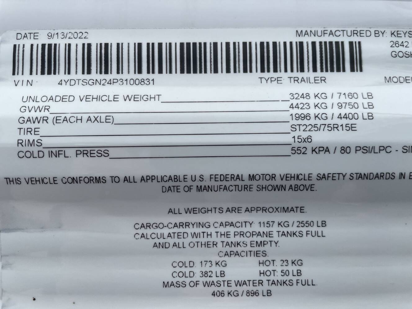 A photo of this 2023 Keystone SPRINGDALE 295BH