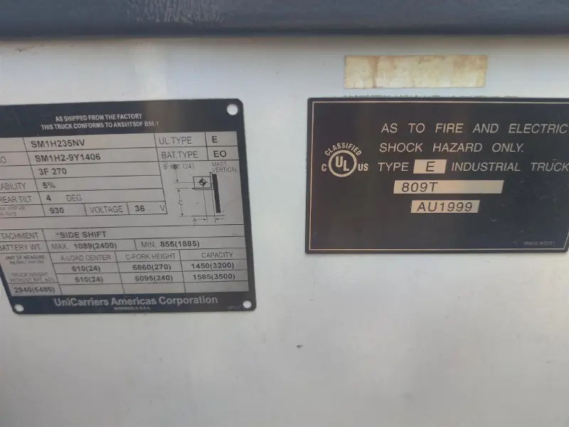 2020 UNICARRIER SRX35N