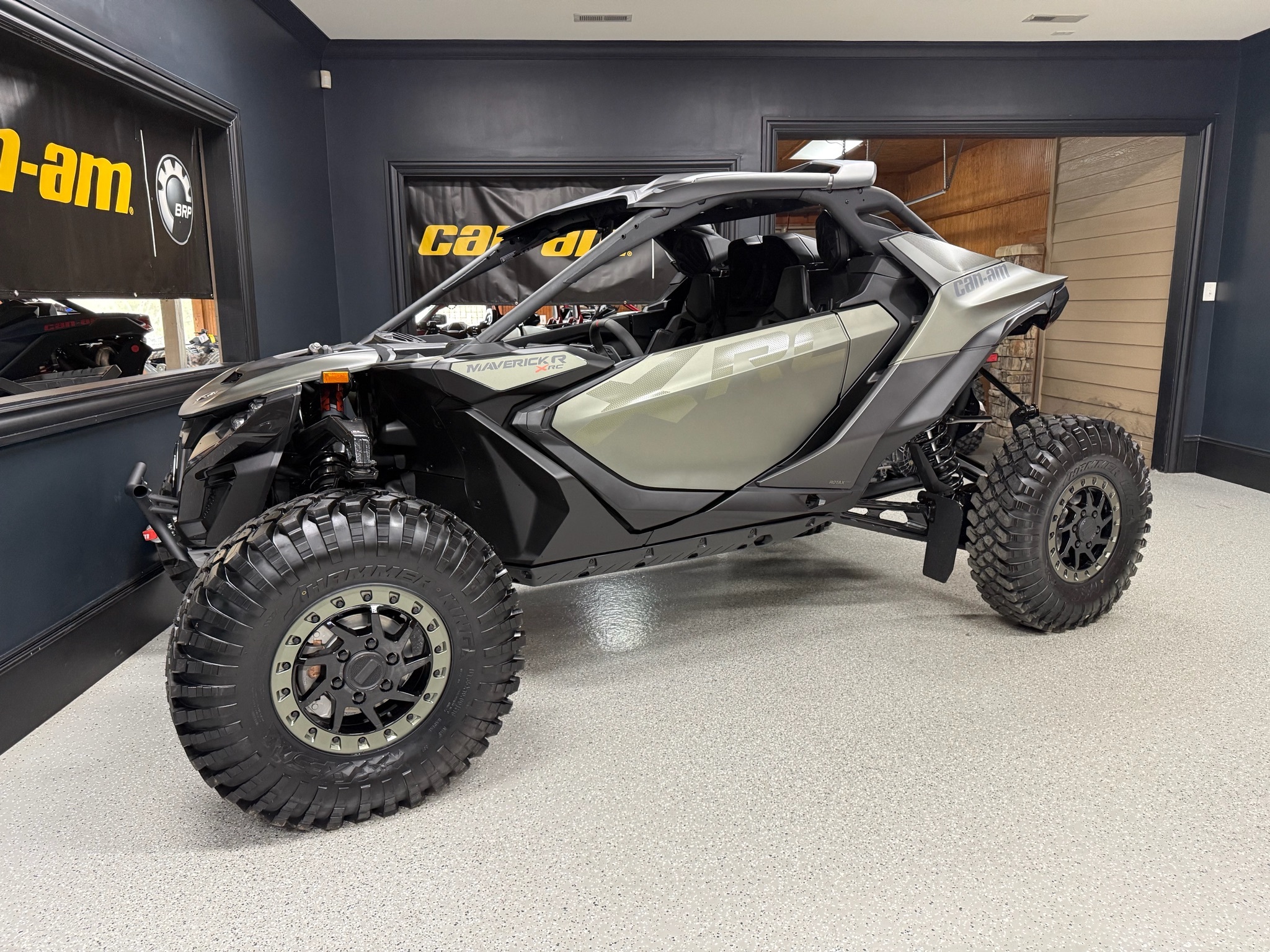 2026 Can-Am Maverick R X RC with Smart-Shox in iron station NC