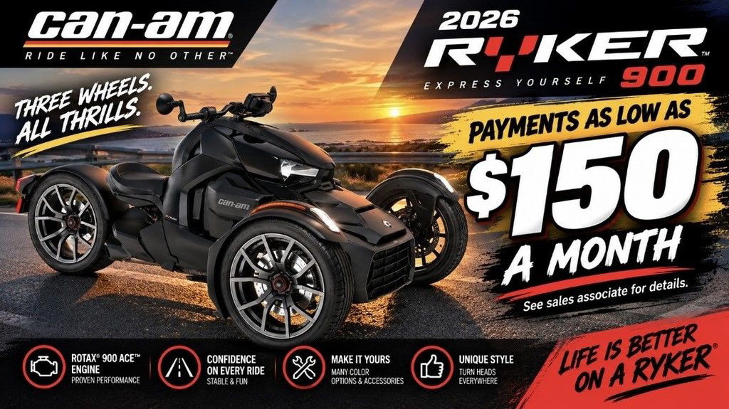 2026 Can-Am Ryker Rotax 900 ACE 900 ACE in Rehoboth Beach, DE