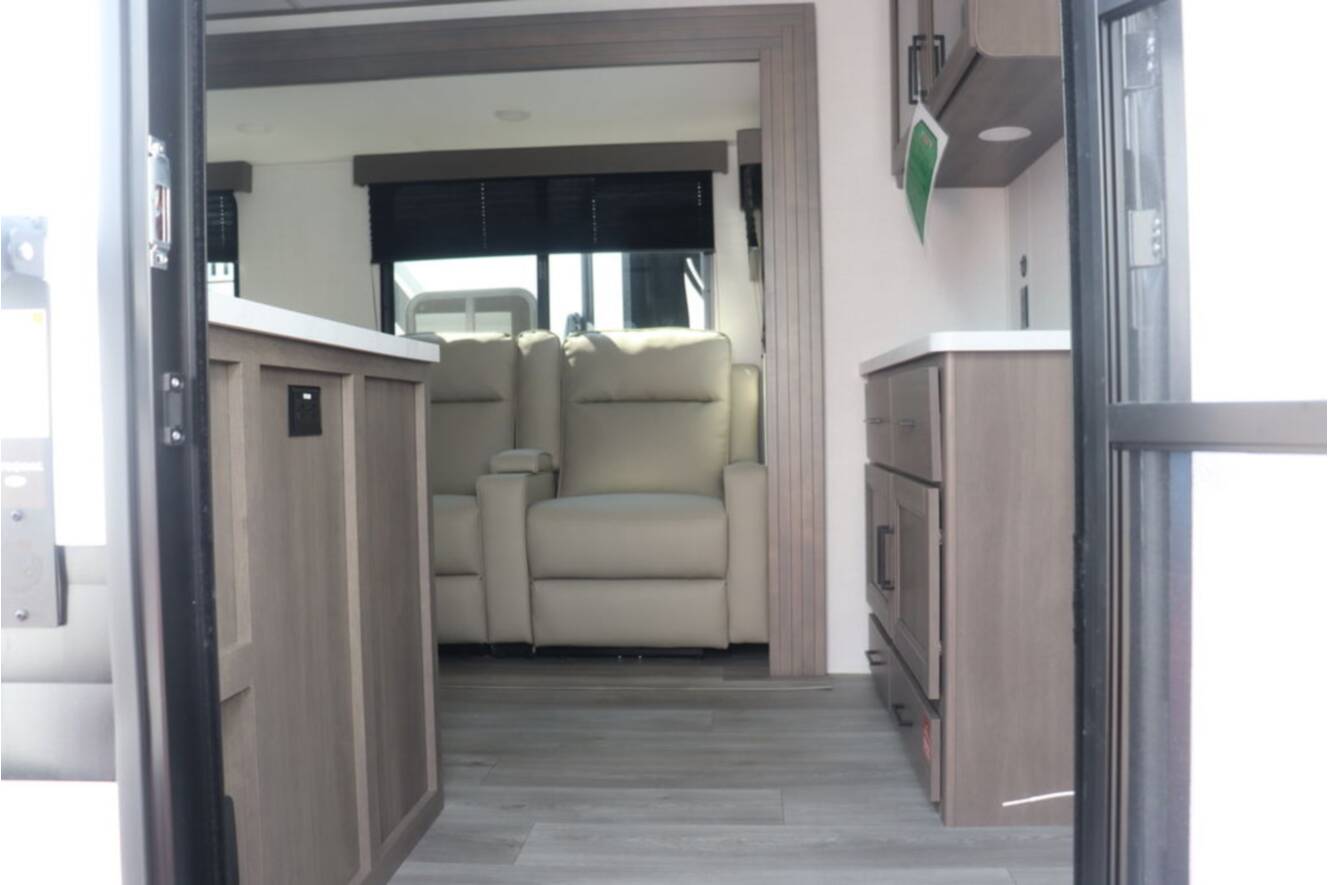 A photo of this 2026 Grand Design Transcend 325BHT