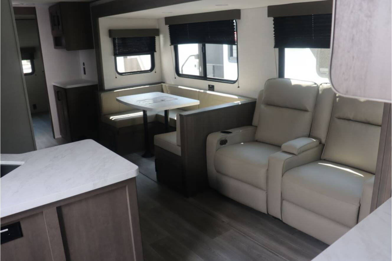A photo of this 2026 Grand Design Transcend 325BHT
