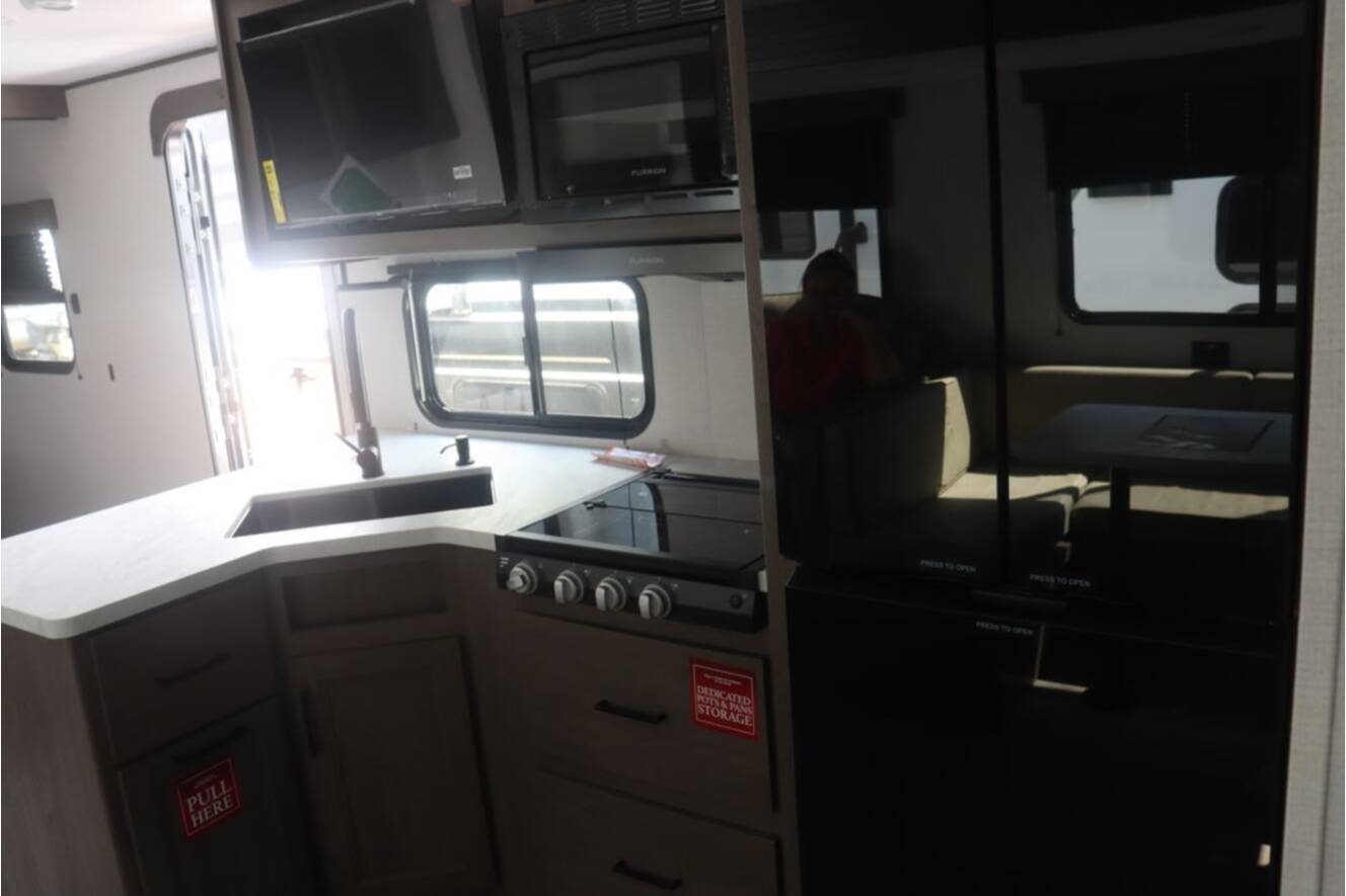 A photo of this 2026 Grand Design Transcend 325BHT